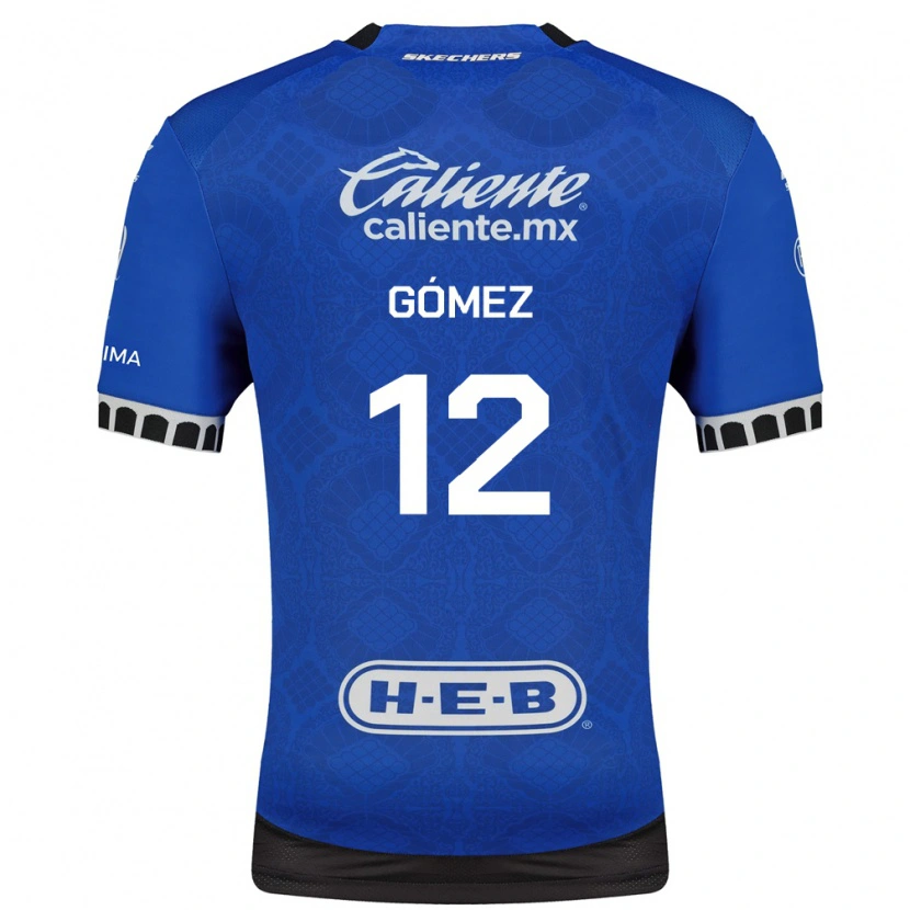 Danxen Dames Jaime Gómez #12 Koninklijk Blauw Wit Zwart Uitshirt Uittenue 2026/27 T-Shirt