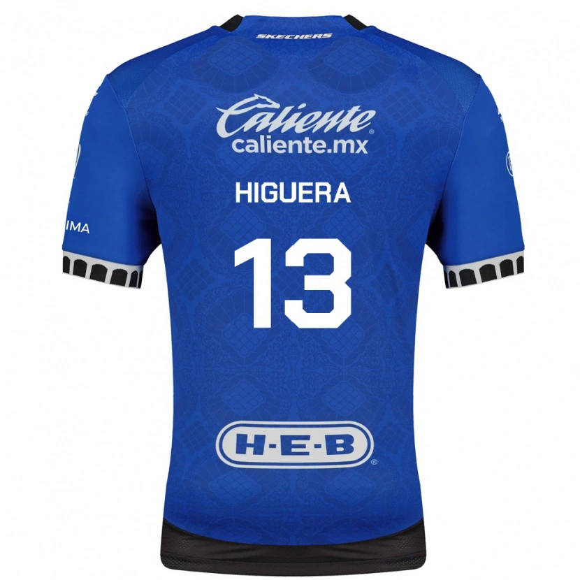 Danxen Dames Carlos Higuera #13 Koninklijk Blauw Wit Zwart Uitshirt Uittenue 2026/27 T-Shirt