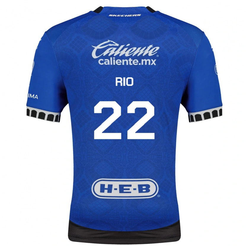 Danxen Dames Martín Rio #22 Koninklijk Blauw Wit Zwart Uitshirt Uittenue 2026/27 T-Shirt