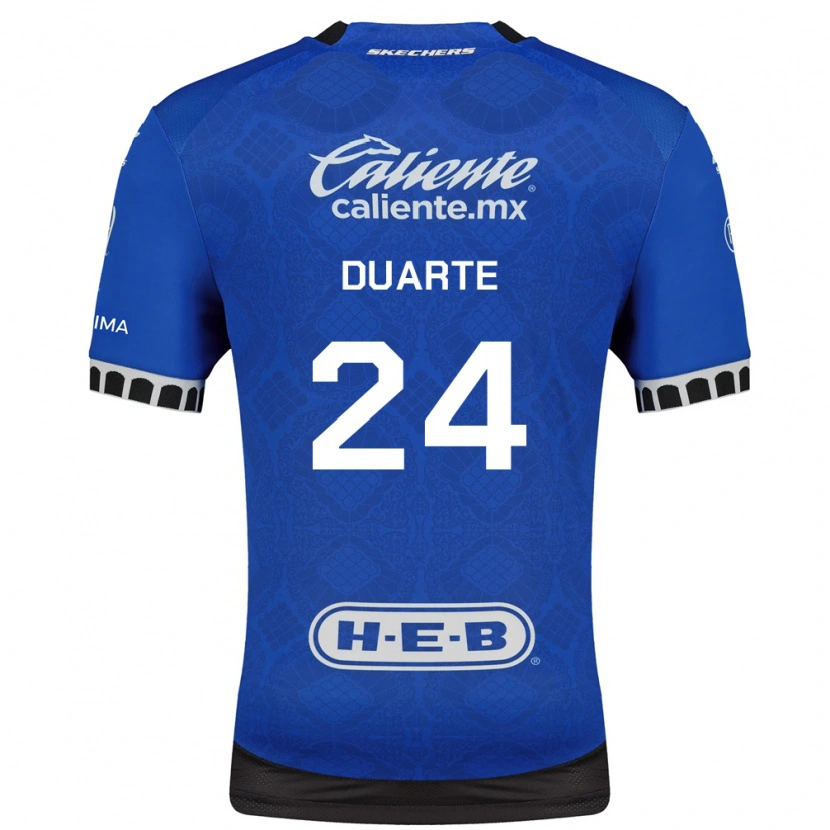 Danxen Dames Bayron Duarte #24 Koninklijk Blauw Wit Zwart Uitshirt Uittenue 2026/27 T-Shirt