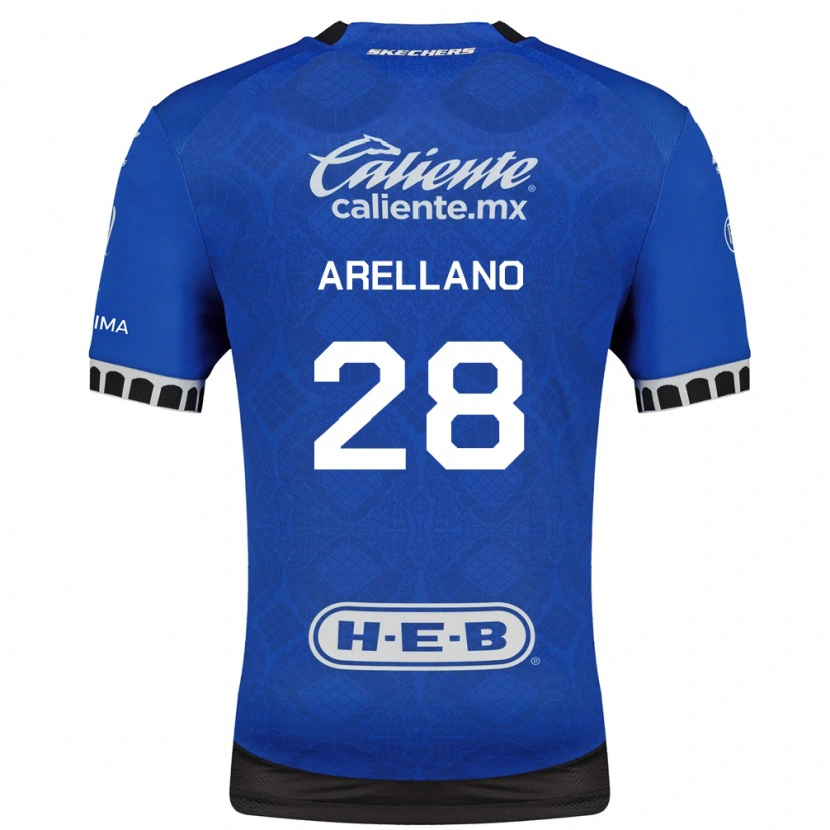 Danxen Dames Jesús Arellano #28 Koninklijk Blauw Wit Zwart Uitshirt Uittenue 2026/27 T-Shirt