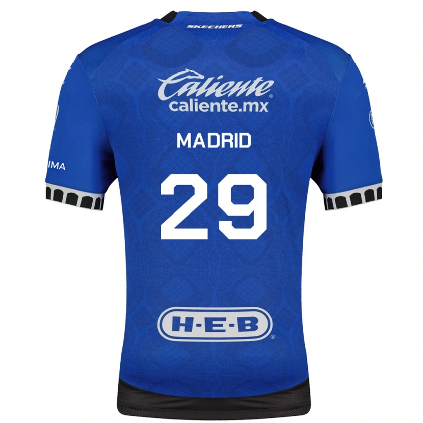 Danxen Dames Waldo Madrid #29 Koninklijk Blauw Wit Zwart Uitshirt Uittenue 2026/27 T-Shirt