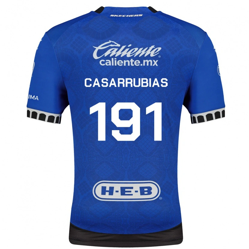 Danxen Dames Aaron Casarrubias #191 Koninklijk Blauw Wit Zwart Uitshirt Uittenue 2026/27 T-Shirt