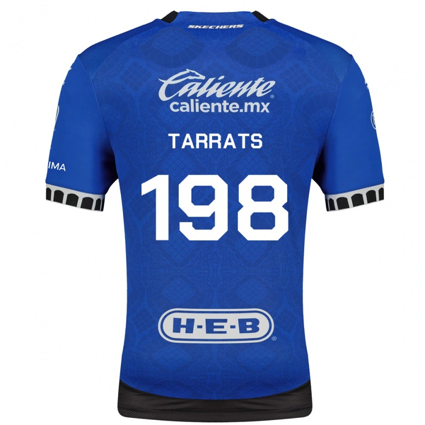 Danxen Dames Iñigo Tarrats #198 Koninklijk Blauw Wit Zwart Uitshirt Uittenue 2026/27 T-Shirt