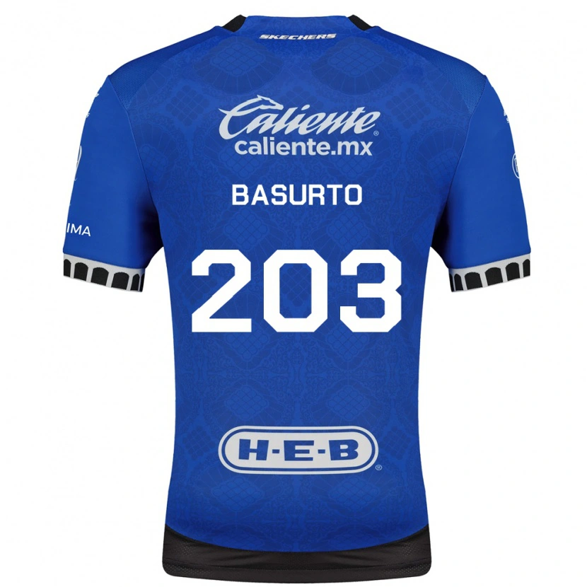 Danxen Dames Osvaldo Basurto #203 Koninklijk Blauw Wit Zwart Uitshirt Uittenue 2026/27 T-Shirt