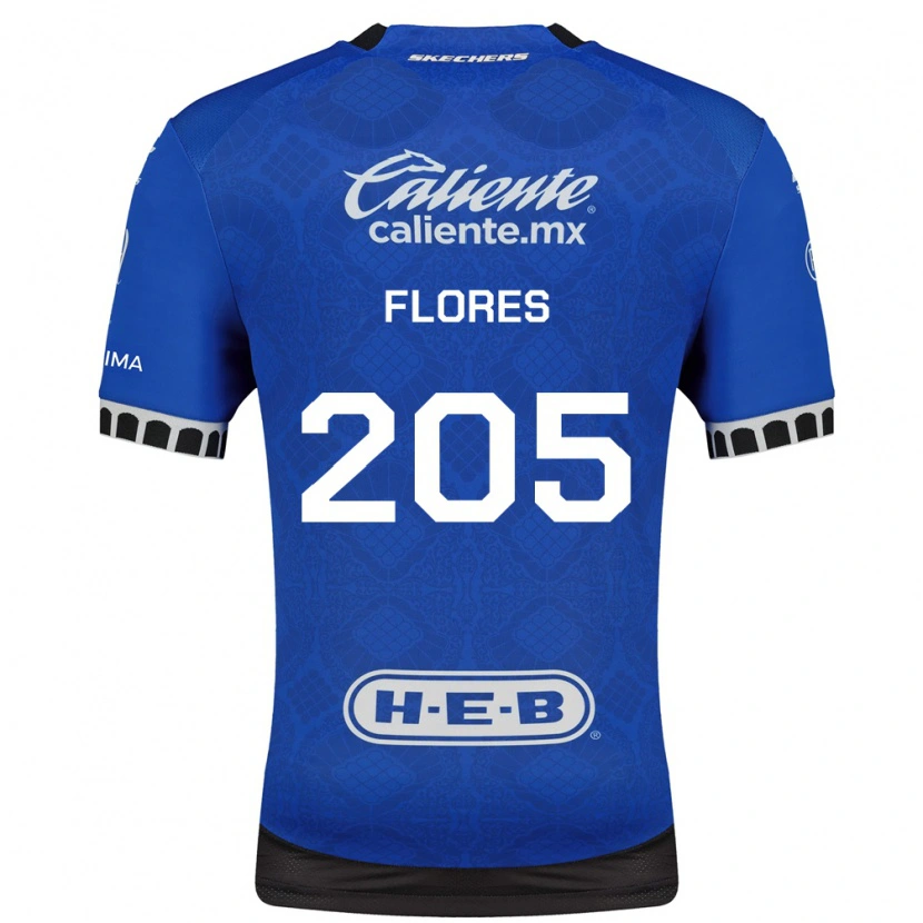 Danxen Dames Rolando Flores #205 Koninklijk Blauw Wit Zwart Uitshirt Uittenue 2026/27 T-Shirt