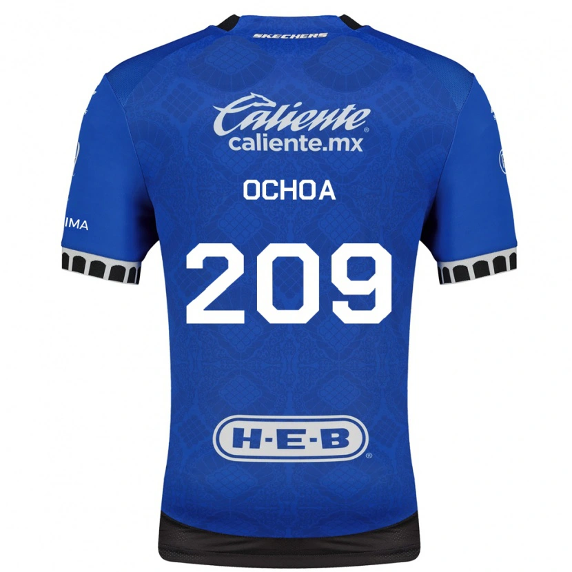 Danxen Dames José Ochoa #209 Koninklijk Blauw Wit Zwart Uitshirt Uittenue 2026/27 T-Shirt