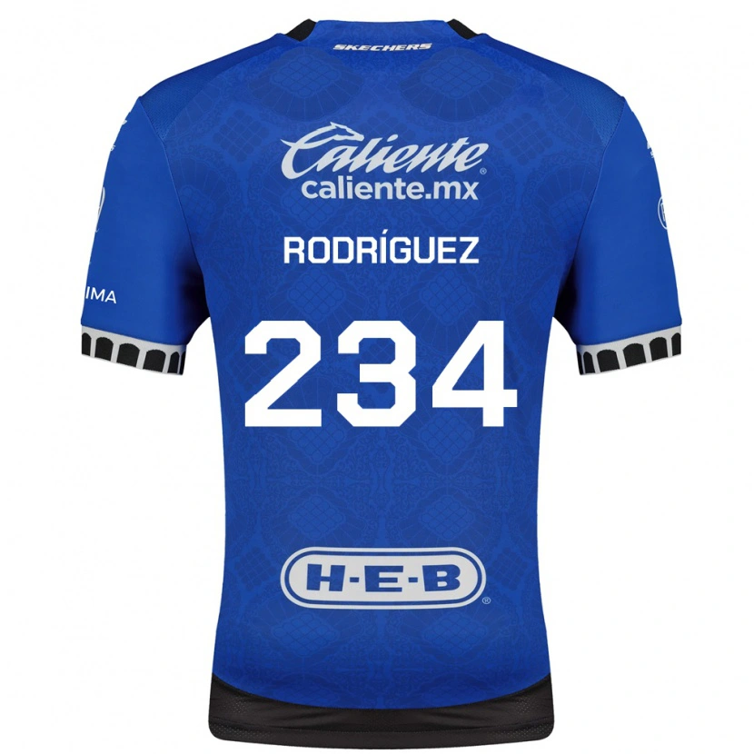 Danxen Dames Alejandro Rodríguez #234 Koninklijk Blauw Wit Zwart Uitshirt Uittenue 2026/27 T-Shirt