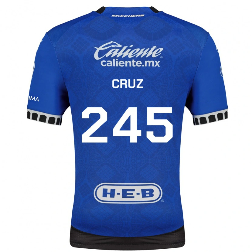 Danxen Dames Leonardo Cruz #245 Koninklijk Blauw Wit Zwart Uitshirt Uittenue 2026/27 T-Shirt