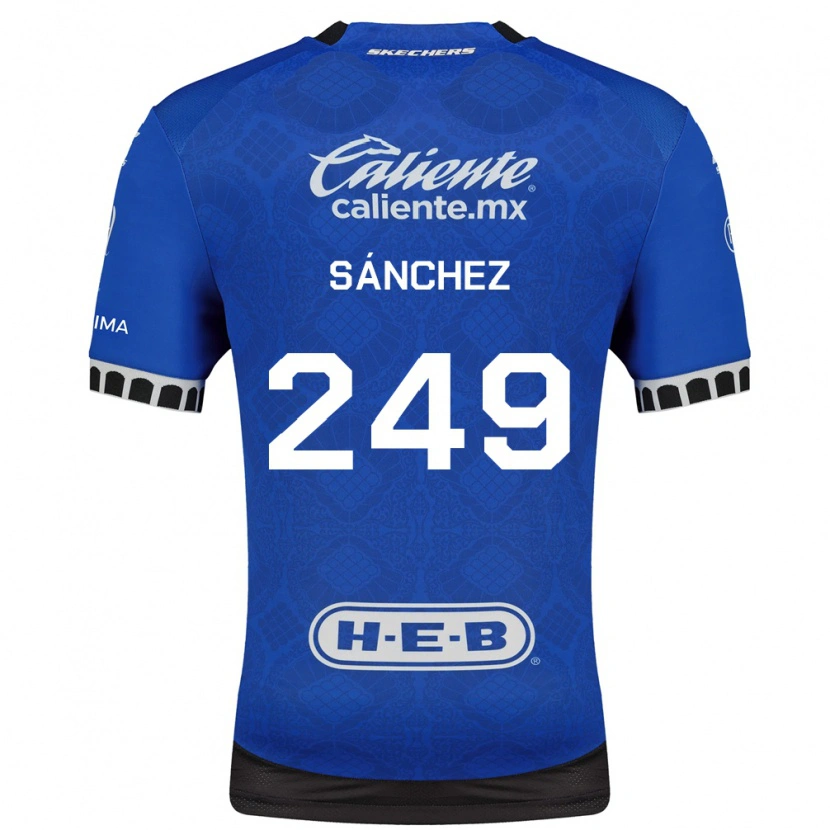 Danxen Dames Sergio Sánchez #249 Koninklijk Blauw Wit Zwart Uitshirt Uittenue 2026/27 T-Shirt