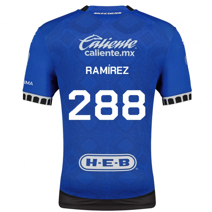 Danxen Dames Santiago Ramírez #288 Koninklijk Blauw Wit Zwart Uitshirt Uittenue 2026/27 T-Shirt