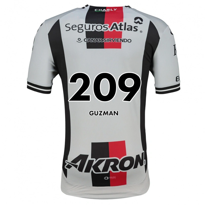 Danxen Dames Jorge Guzmán #209 Wit Rood Zwart Uitshirt Uittenue 2026/27 T-Shirt