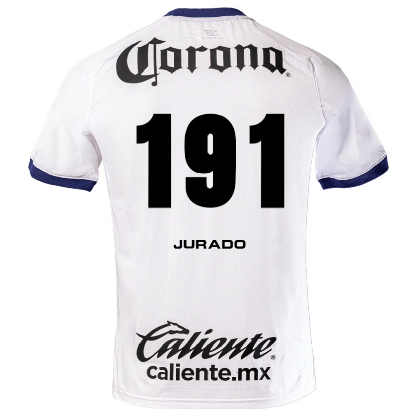 Danxen Dames Pablo Jurado #191 Wit Blauw Zwart Uitshirt Uittenue 2026/27 T-Shirt