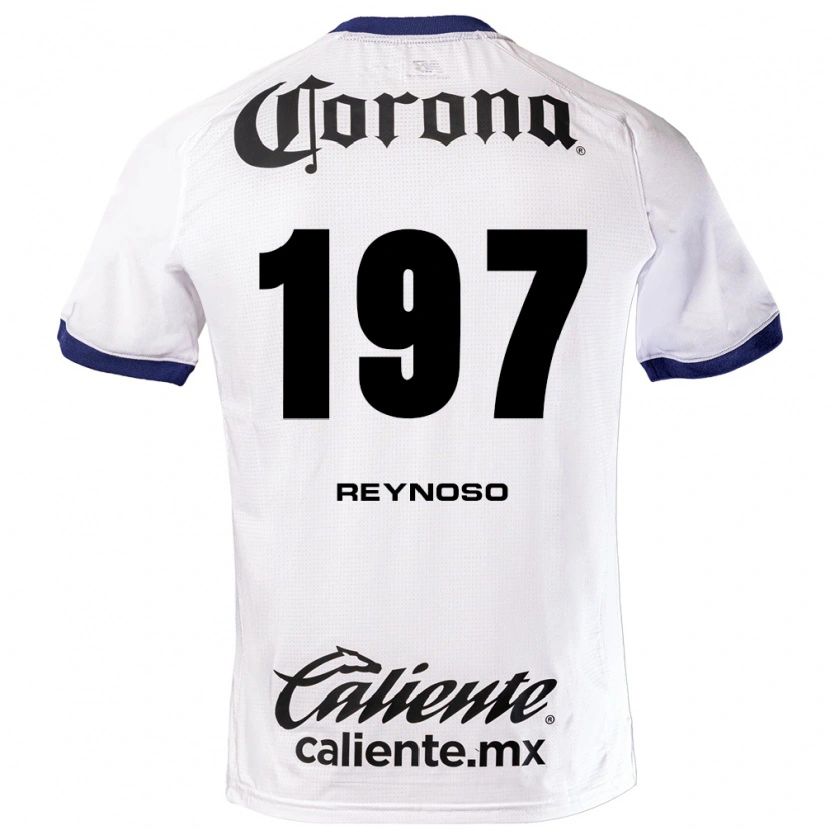 Danxen Dames Daniel Reynoso #197 Wit Blauw Zwart Uitshirt Uittenue 2026/27 T-Shirt