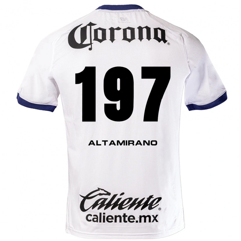 Danxen Dames Óscar Altamirano #197 Wit Blauw Zwart Uitshirt Uittenue 2026/27 T-Shirt
