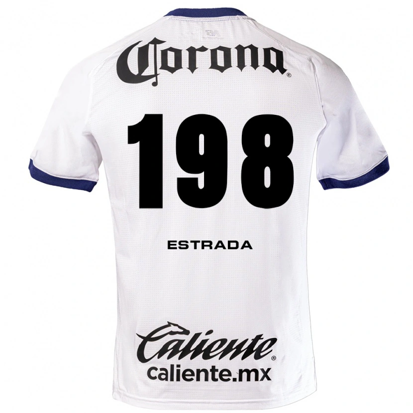 Danxen Dames José Estrada #198 Wit Blauw Zwart Uitshirt Uittenue 2026/27 T-Shirt