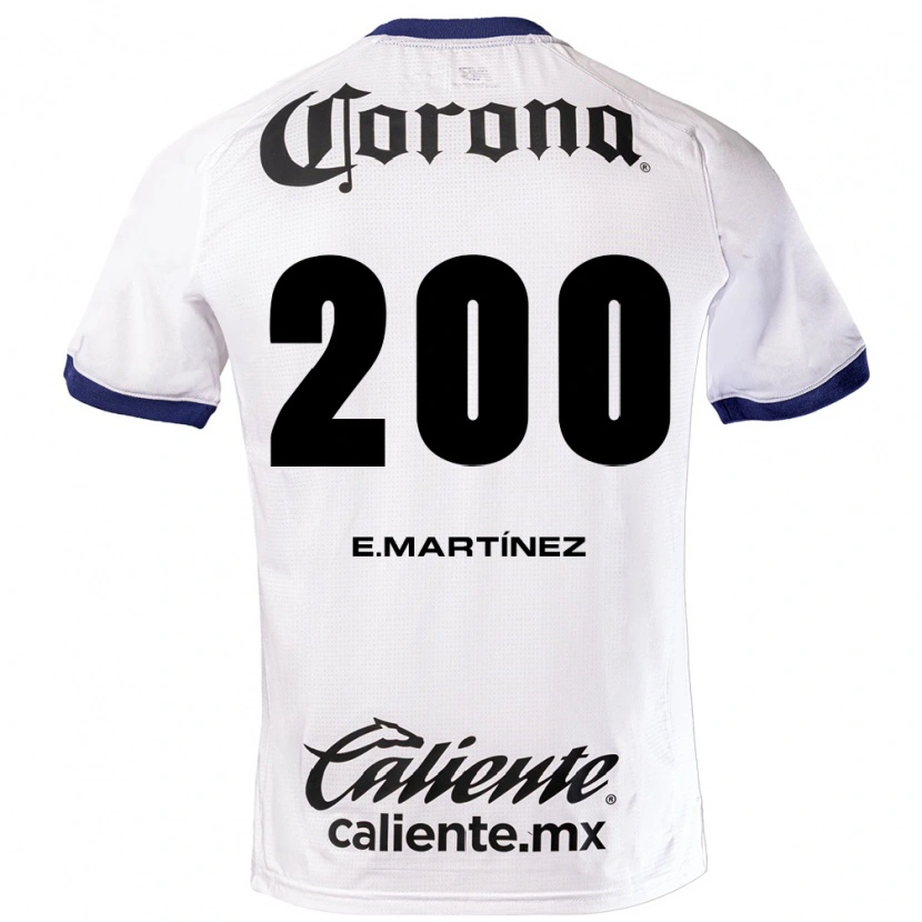 Danxen Dames Edgar Martínez #200 Wit Blauw Zwart Uitshirt Uittenue 2026/27 T-Shirt