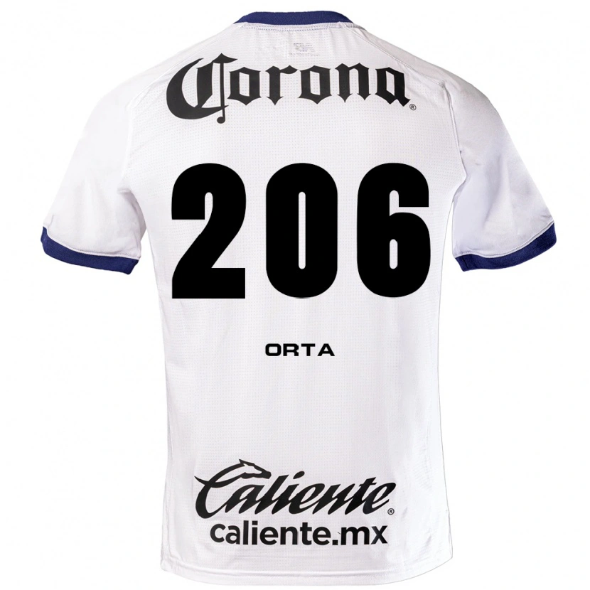 Danxen Dames Érick Orta #206 Wit Blauw Zwart Uitshirt Uittenue 2026/27 T-Shirt