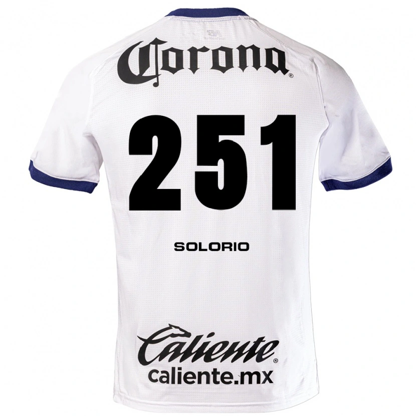 Danxen Dames Marco Solorio #251 Wit Blauw Zwart Uitshirt Uittenue 2026/27 T-Shirt