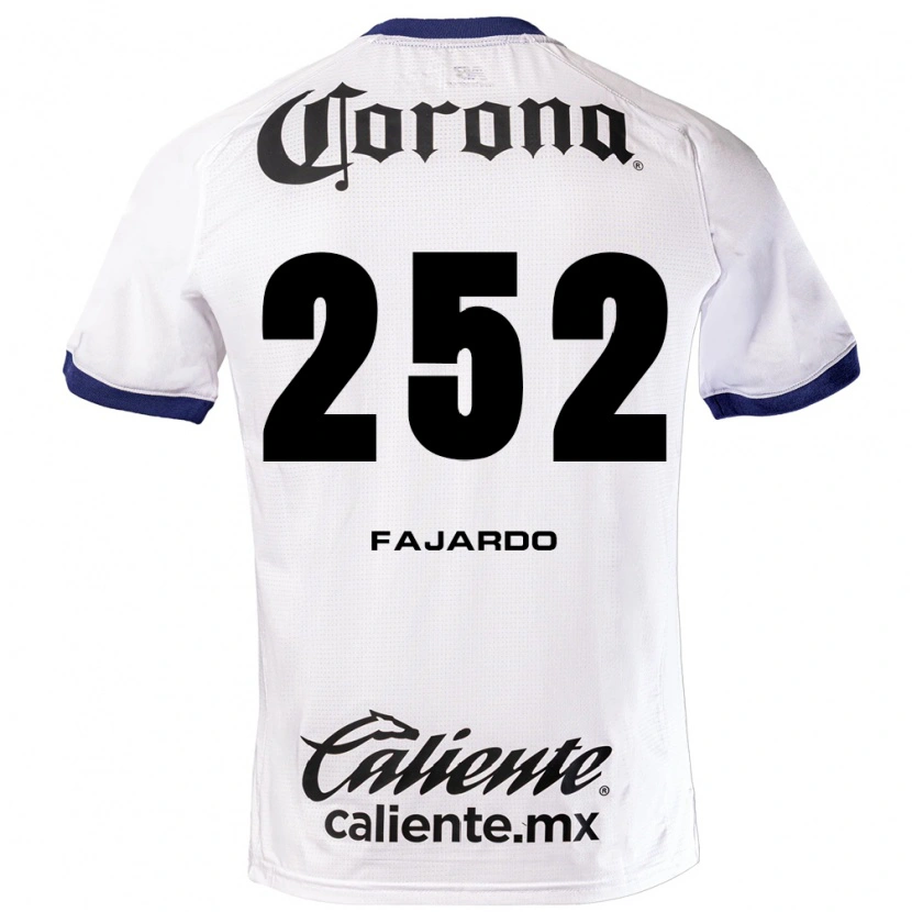 Danxen Dames Rafael Fajardo #252 Wit Blauw Zwart Uitshirt Uittenue 2026/27 T-Shirt