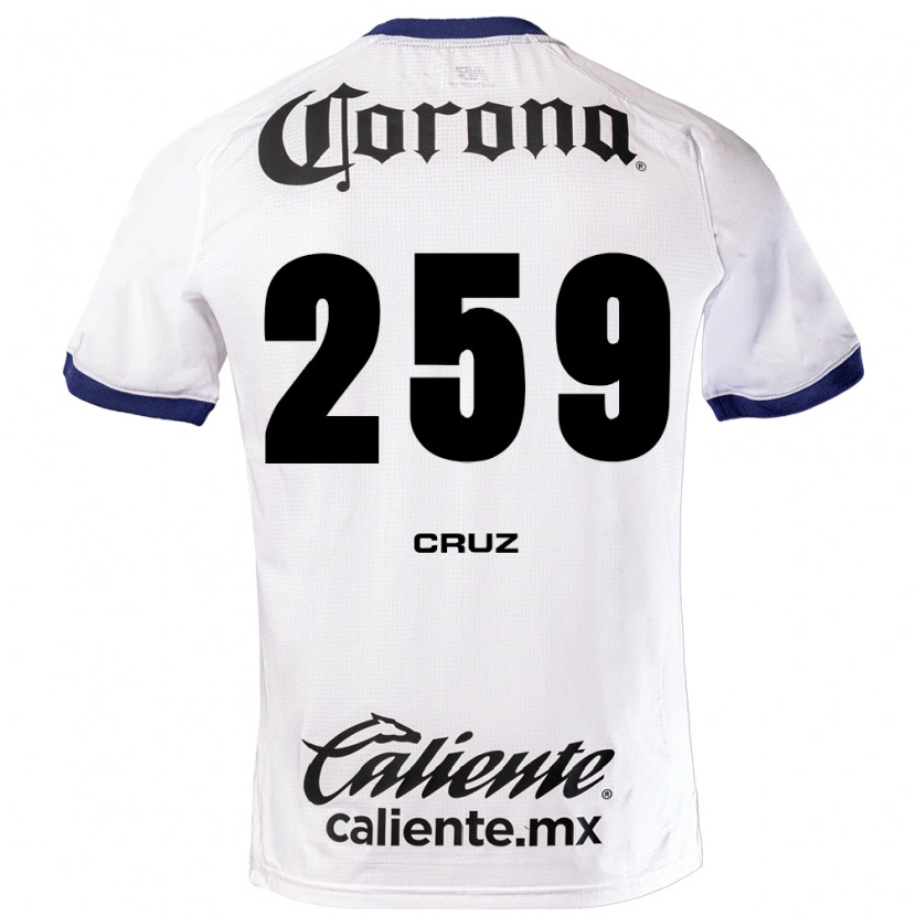 Danxen Dames Eder Cruz #259 Wit Blauw Zwart Uitshirt Uittenue 2026/27 T-Shirt