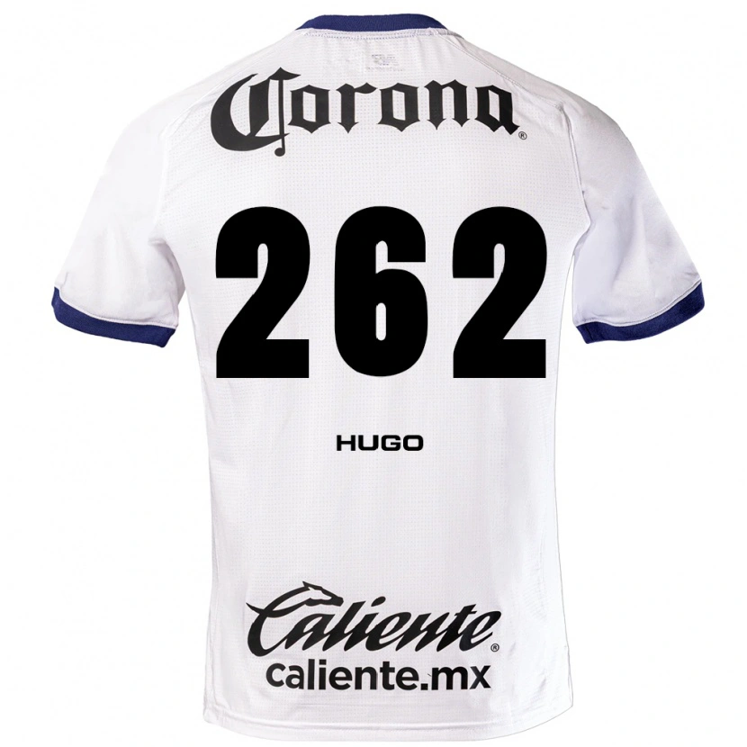 Danxen Dames Hugo Maximiliano González #262 Wit Blauw Zwart Uitshirt Uittenue 2026/27 T-Shirt