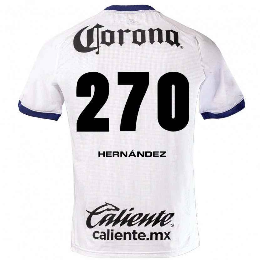 Danxen Dames Alberto Hernández #270 Wit Blauw Zwart Uitshirt Uittenue 2026/27 T-Shirt