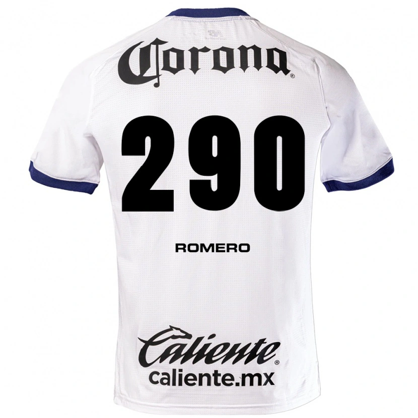 Danxen Dames Marvin Romero #290 Wit Blauw Zwart Uitshirt Uittenue 2026/27 T-Shirt