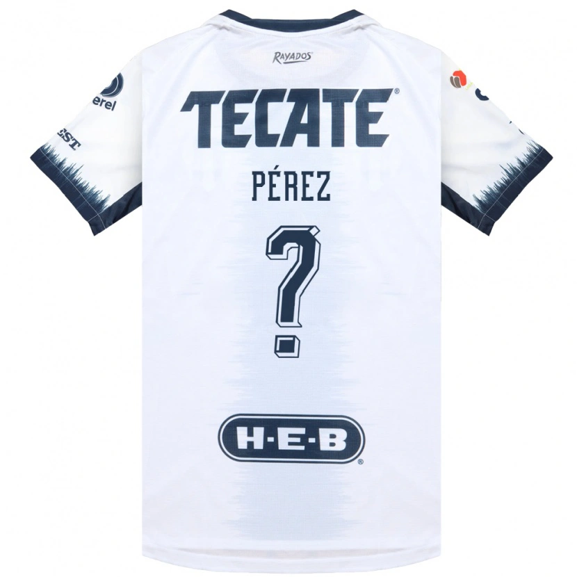 Danxen Dames Axel Pérez #0 Wit Inktblauw Rood Uitshirt Uittenue 2026/27 T-Shirt