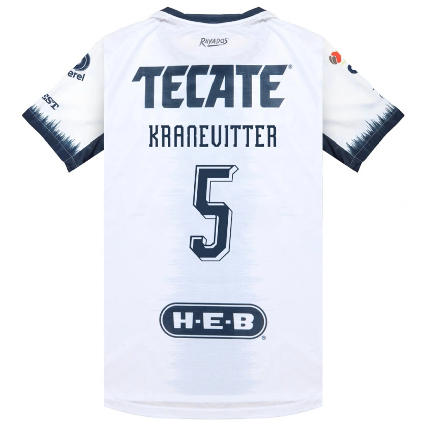 Danxen Dames Matias Kranevitter #5 Wit Inktblauw Rood Uitshirt Uittenue 2026/27 T-Shirt