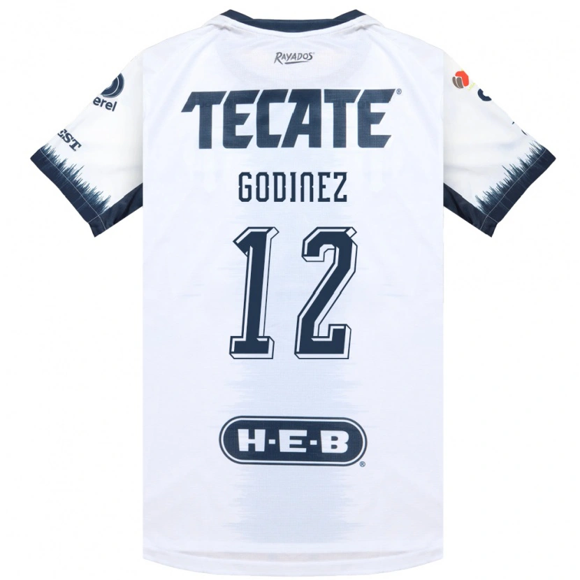 Danxen Dames Alejandria Godinez #12 Wit Inktblauw Rood Uitshirt Uittenue 2026/27 T-Shirt