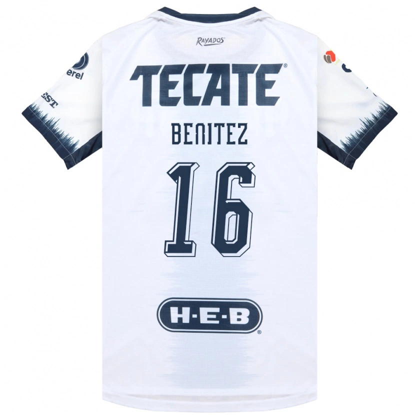 Danxen Dames Xanic Benitez #16 Wit Inktblauw Rood Uitshirt Uittenue 2026/27 T-Shirt