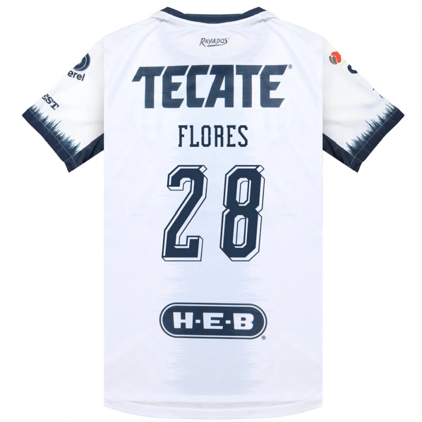 Danxen Dames Silvana Flores #28 Wit Inktblauw Rood Uitshirt Uittenue 2026/27 T-Shirt