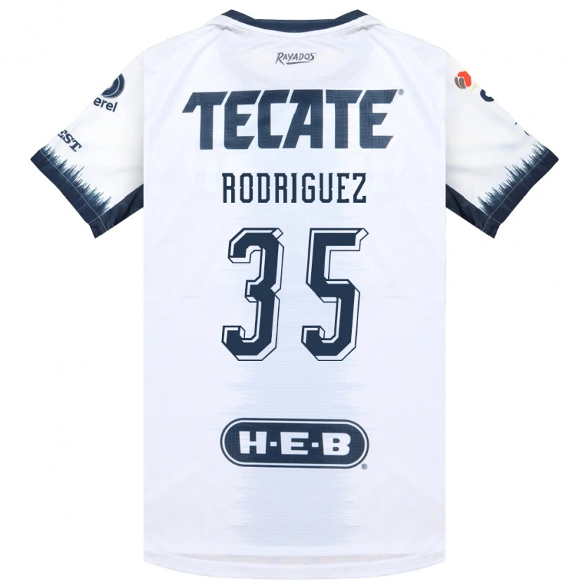 Danxen Dames Sebastián Rodríguez #35 Wit Inktblauw Rood Uitshirt Uittenue 2026/27 T-Shirt
