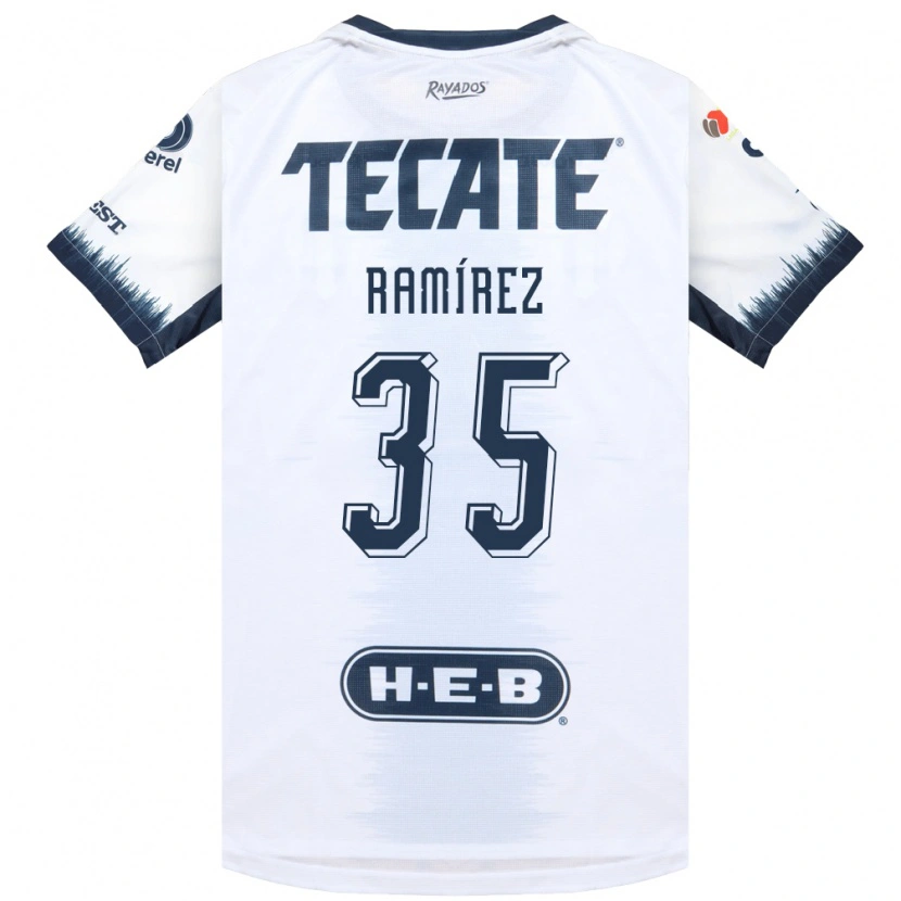 Danxen Dames Pedro Ramírez #35 Wit Inktblauw Rood Uitshirt Uittenue 2026/27 T-Shirt