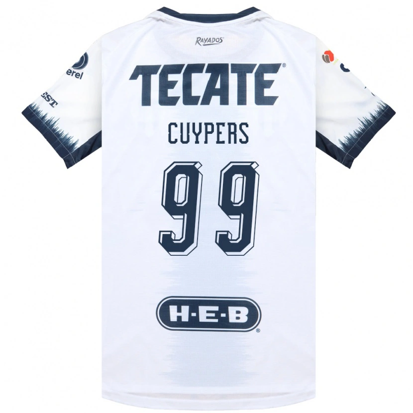Danxen Dames Hugo Cuypers #99 Wit Inktblauw Rood Uitshirt Uittenue 2026/27 T-Shirt