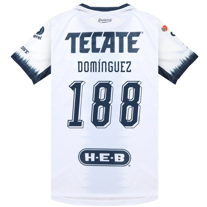 Danxen Dames Joel Domínguez #188 Wit Inktblauw Rood Uitshirt Uittenue 2026/27 T-Shirt