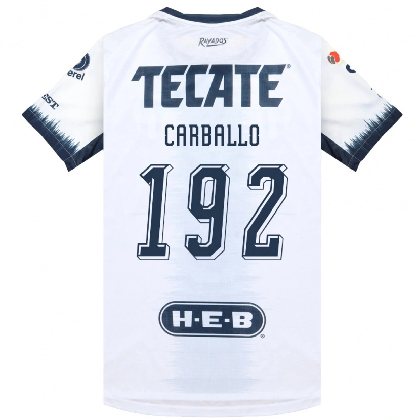 Danxen Dames Erick Carballo #192 Wit Inktblauw Rood Uitshirt Uittenue 2026/27 T-Shirt