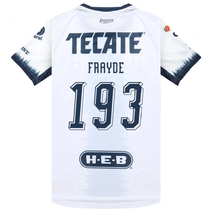 Danxen Dames Carlos Frayde #193 Wit Inktblauw Rood Uitshirt Uittenue 2026/27 T-Shirt