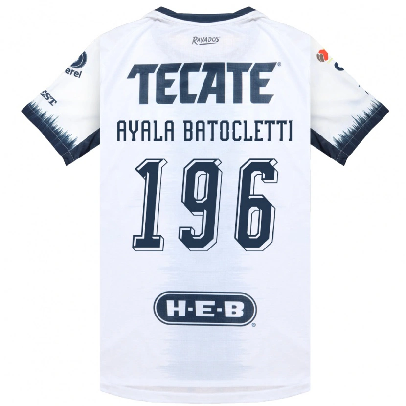 Danxen Dames Nahuel Ayala Batocletti #196 Wit Inktblauw Rood Uitshirt Uittenue 2026/27 T-Shirt