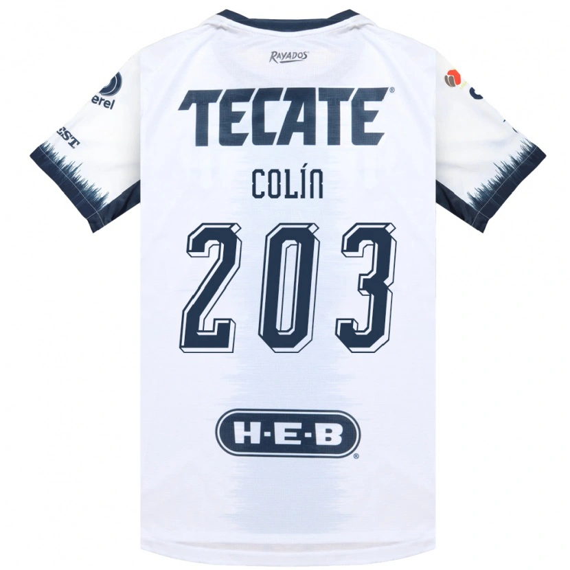 Danxen Dames Luis Colín #203 Wit Inktblauw Rood Uitshirt Uittenue 2026/27 T-Shirt