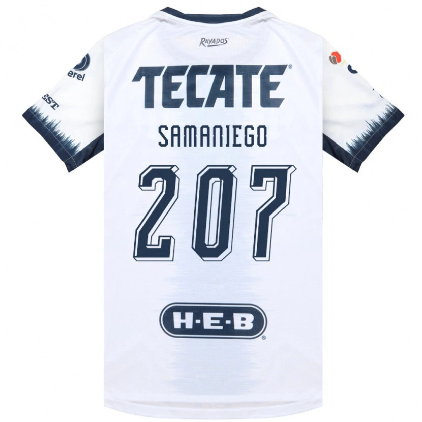 Danxen Dames Guillermo Samaniego #207 Wit Inktblauw Rood Uitshirt Uittenue 2026/27 T-Shirt