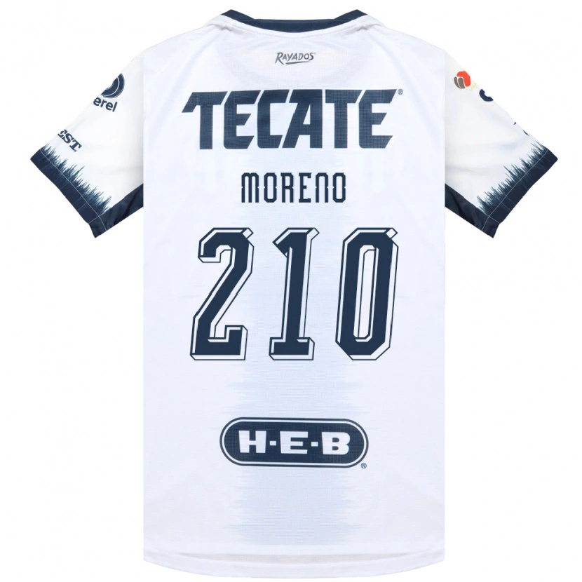 Danxen Dames Gael Moreno #210 Wit Inktblauw Rood Uitshirt Uittenue 2026/27 T-Shirt