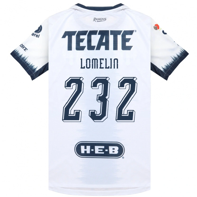 Danxen Dames Santiago Lomelin #232 Wit Inktblauw Rood Uitshirt Uittenue 2026/27 T-Shirt