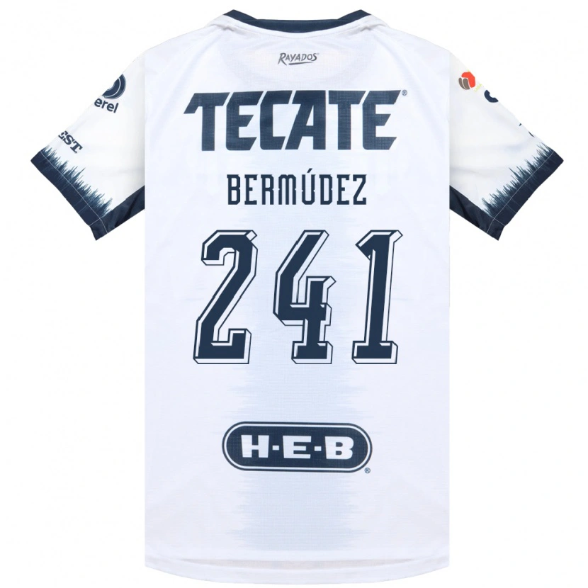 Danxen Dames Santiago Bermúdez #241 Wit Inktblauw Rood Uitshirt Uittenue 2026/27 T-Shirt