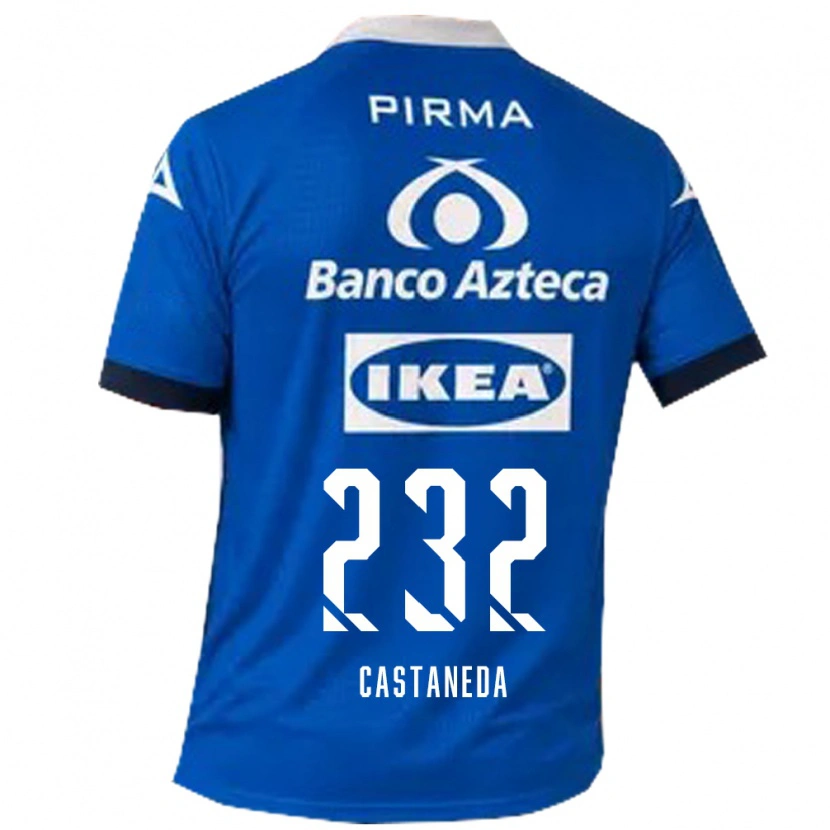 Danxen Dames Ángel Castañeda #232 Blauw Wit Uitshirt Uittenue 2026/27 T-Shirt