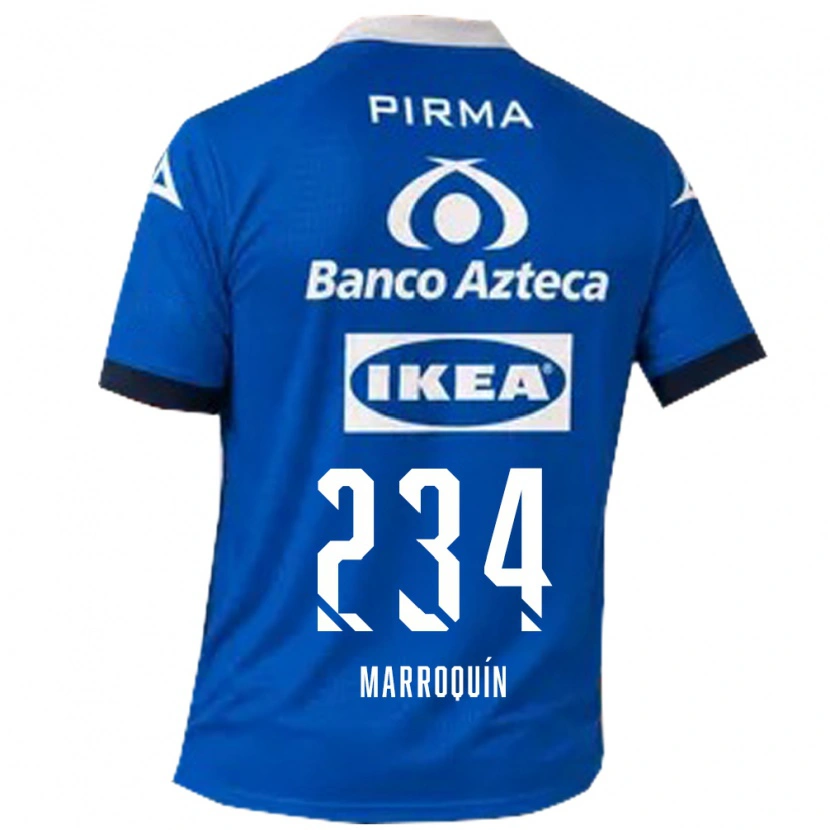 Danxen Dames Luis Marroquín #234 Blauw Wit Uitshirt Uittenue 2026/27 T-Shirt