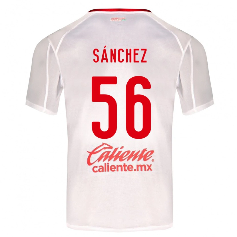 Danxen Dames Benjamín Sánchez #56 Wit Groen Rood Uitshirt Uittenue 2026/27 T-Shirt