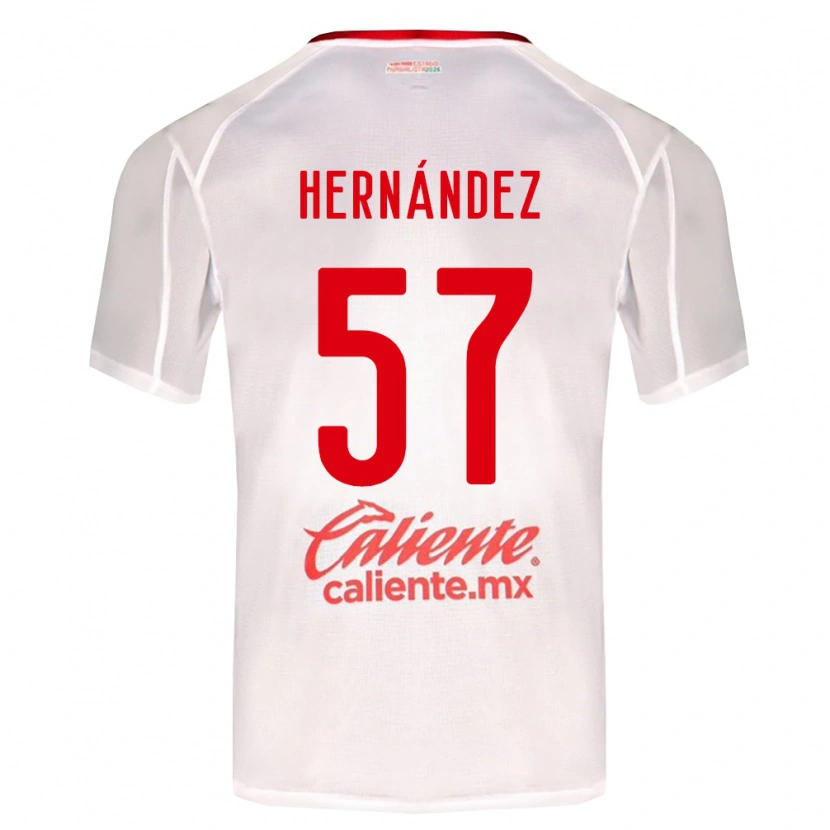 Danxen Dames Jesús Hernández #57 Wit Groen Rood Uitshirt Uittenue 2026/27 T-Shirt