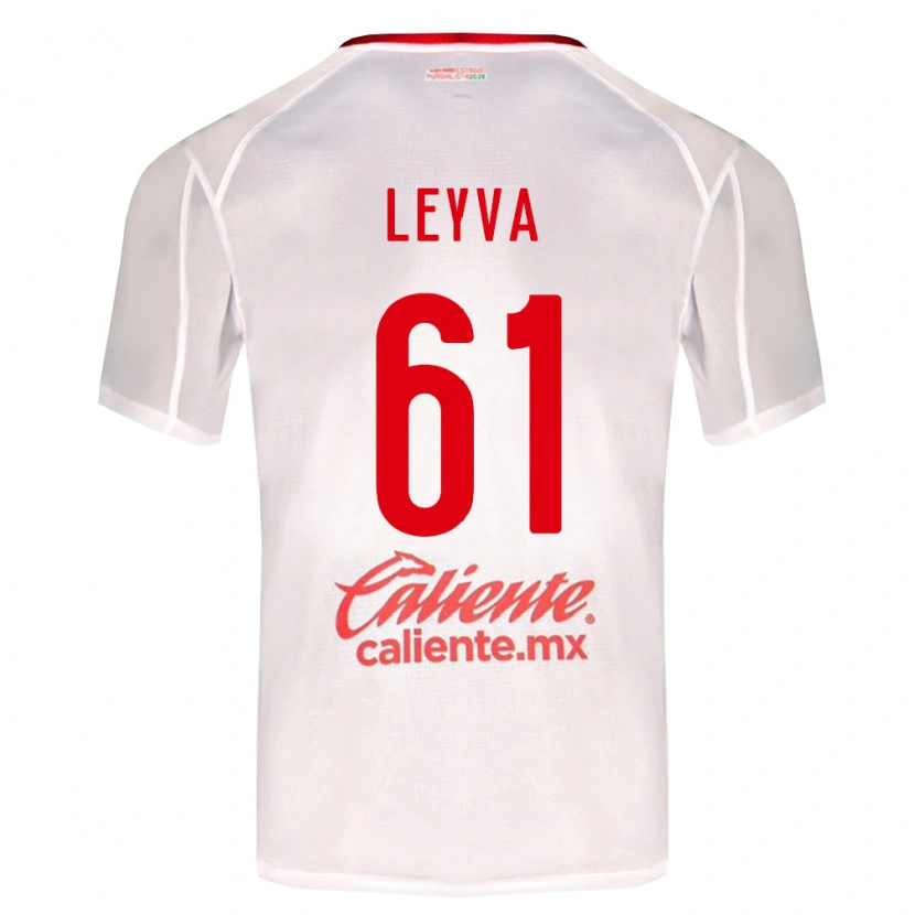 Danxen Dames Axel Leyva #61 Wit Groen Rood Uitshirt Uittenue 2026/27 T-Shirt